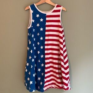 Hanna Andersson 4th of July dress kids size 6/7